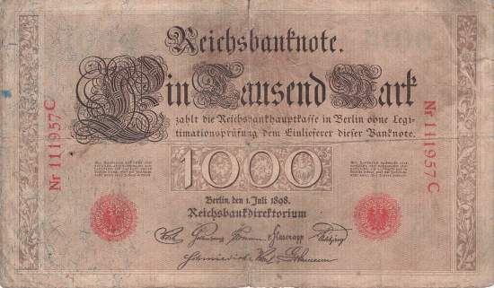 1000 Mark 1898